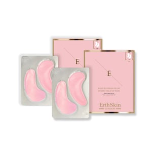 2x Rose Blossom Glow Hydro-Gel Eye Pads 5 X 2