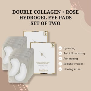 2x Double Collagen + Rose Hydrogel Eye Pads 5 X 2