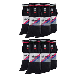24 Paar Multipack Heren Klassieke Sport Ademende Sokken