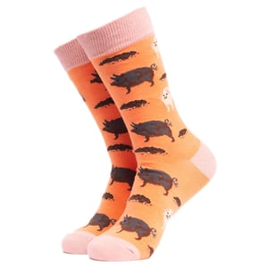 Animal Design Novelty Cotton Unisex Socks