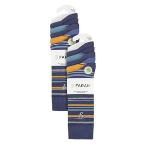 Herr 10 par Multi-Pack Bright Bamboo Strumpor