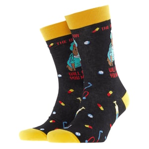 Dog Pattern Novelty Unisex Funny Dress Socks