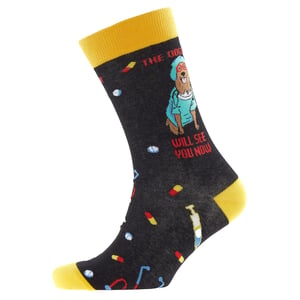 Dog Pattern Novelty Unisex Funny Dress Socks