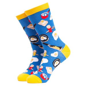 Food Design Novelty Unisex Cotton Socks
