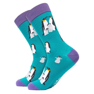 Bird Pattern Novelty Cotton Socks for Adults
