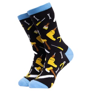 Job Novelty Unisex Socks | Teacher & Chef Socks