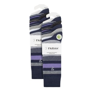 Herr 10 par Multi-Pack Bright Bamboo Strumpor
