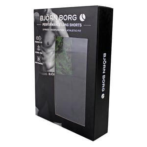 2-pack Performance fukttransporterande boxershorts med långa ben för män