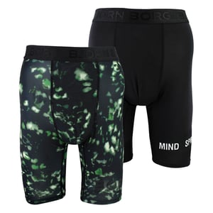 2-pack Performance fukttransporterande boxershorts med långa ben för män