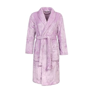 Ladies Mjuk fleece varm badrock påklädningsdräkt för vintern