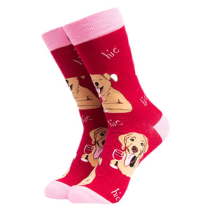 Dog Pattern Novelty Unisex Funny Dress Socks