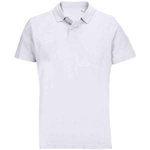 SOLS Unisex Adult Pulse Pique Polo Shirt (White)