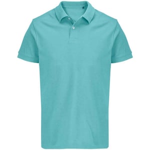 SOLS Unisex Adult Pacific Pique Twin Needle Stitch Polo Shirt (Pool Blue)