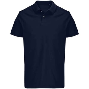 SOLS Unisex Adult Pacific Pique Twin Needle Stitch Polo Shirt (French Navy)