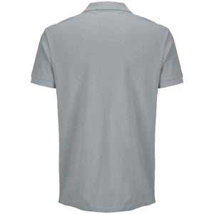 SOLS Unisex Adult Pacific Pique Twin Needle Stitch Polo Shirt (Pure Grey)