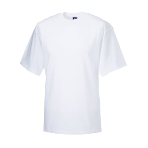 Russell Mens Classic Ringspun Cotton T-Shirt (White)