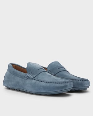 BOSS Orange Noel Mens Suede Driving Moccasins