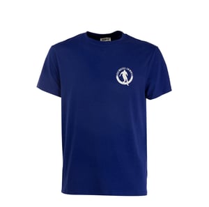 Heren-T-shirt met ronde hals en logo