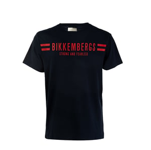 Heren-T-shirt met ronde hals en logo
