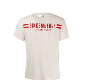 Heren-T-shirt met ronde hals en logo