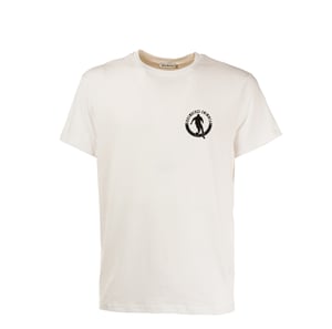 Heren-T-shirt met ronde hals en logo
