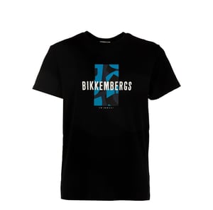 Heren-T-shirt met ronde hals en logo