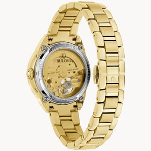 Bulova Sutton Dames Horloge Goudkleurig 97L172