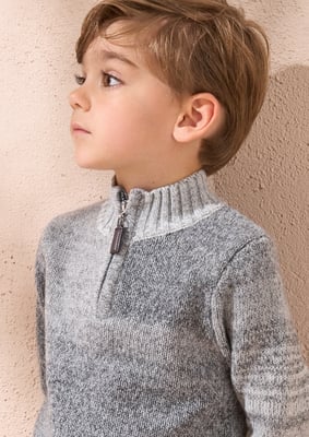 Connor Grey Ombre Funnel Neck