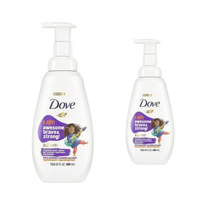 Dove Kids Care Body Wash Berry Smoothie Foaming Wash, 2x400ml