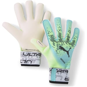 Puma Ultra Grip 1 Hybrid Mens Green Goalkeeper Gloves