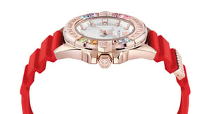 Philipp Plein Plein Majesty Dames Rode Horloge PWOFA0325