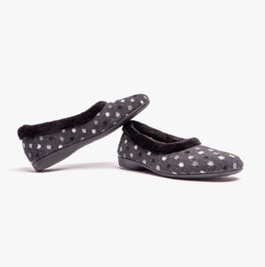 Lotus GERI Womens Slippers Black