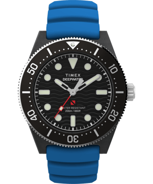 Timex Deep Water Reef Heren Horloge Blauw TW2Y02500