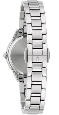Bulova Sutton Petite Dames Horloge Zilverkleurig 96R253
