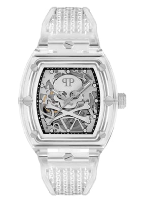 Philipp Plein The $keleton Crystal Men's Transparent Watch PWPTA0524