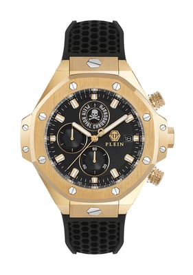 Philipp Plein Plein Chrono Royal Heren Zwarte Horloge PWLFA0325