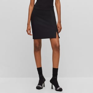 Women's Hugo Boss Rovani Mini Skirt in Black