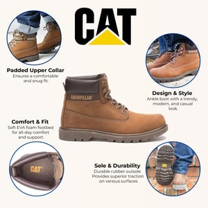 Caterpillar Colorado 2.0 Beige läder vandringsstövlar