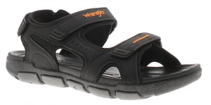 Wrangler Mens Walking Sandals Buster black