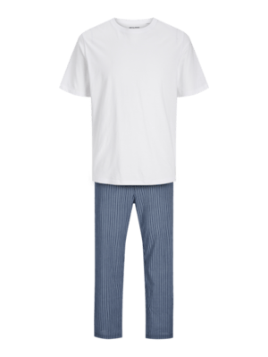Jack & Jones BASIC TEE Mens Pyjama Set White