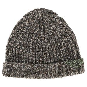 Maison Margiela Knitted Beanie Hat in Grey Wool