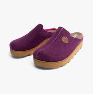 Rohde 6120-59 Dames Muilezolen Slippers Paars
