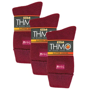 1-pack barn inomhus termiska tofflor strumpor med grepp
