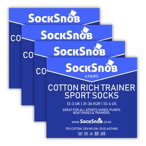 24 Pack Multipack Kids Cotton Trainer Socks för pojkar och flickor