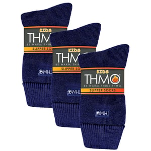 1-pack barn inomhus termiska tofflor strumpor med grepp