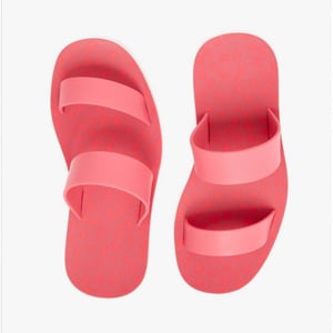 ARA Ladies Recycled Rubber Mule Sandals Pink