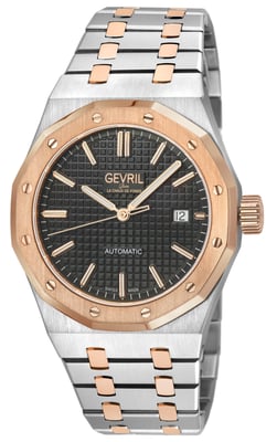 Gevril 49405BMen's Gotham Swiss Made Automatic, Sellita SW200-1 Watch