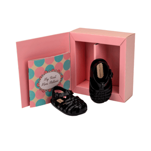 My First Possession Black Sandal