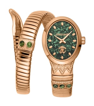Roberto Cavalli Snake Women Stainless Steel Rose Gold Snake watch