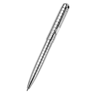 Gevril Ave of Amertica Sterling Silver Ballpoint Pen with diamonds on clip